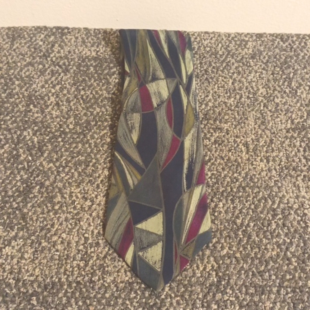 Signori Dei Signori 100 % Silk Mens Tie Modern Design